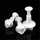 3 Pcs/set DIY Baking Mold Heart Shape Cake Chocolate Sugar Decoration Mo N Gw