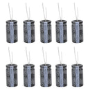 10 Pcs 18x35mm 100uF 400V Polarized Aluminum Electrolytic Capacitors