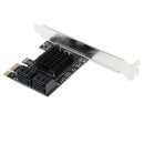 PCIe to 4-Port SATA 3.0 III Expansion Controller Card Adapter 6G Replacement