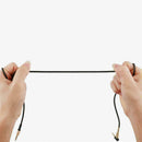 1m 3.5mm Jack Audio Cable Adapter Male To Male 90 Degree Right Pro U0H2 Ang F5W5