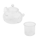 400ml Glass Teapot.Suitable For Teabags, Loose Leaf & Fine Leaf Tea Infuser