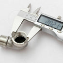 3x Female x Male street Elbow Threaded Pipe Fitting Stainless Steel 201