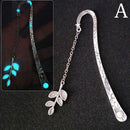 Luminous Night Star Bookmark Label Read Maker Feather Book Mark Stationery L Fh