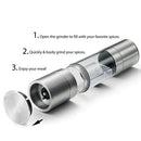 2 in 1 Salt and Pepper Grinder Set Adjustable Ceramic Salt Pepper Mill Shak