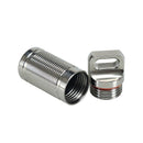 Survival Waterproof Pill Match Case Container Hiking Emergency Gear Titaniu B8E4