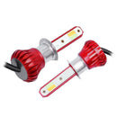 1 Pair Car Motorcycle 3000K 6000K 8000K COB LED Fog Lamp Tail Light Bulbs
