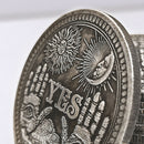 Set 2 Plated YES NO Decision Maker Commemorative Lucky Coins Souvenir Holiday