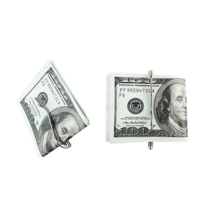 Leather Spring Money Clip Bar