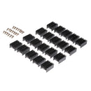 20pcs Chip To220 Aluminium Heat Sink Cooling Module for Transistor Device
