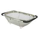Adjustable Stainless Steel Kitchen Colander Strainer On Handles