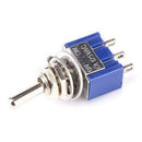 Mini Latching Toggle Switch 3 Pin ON/ON SPDT 6A 125VAC/3A 250VAC Free P AUD