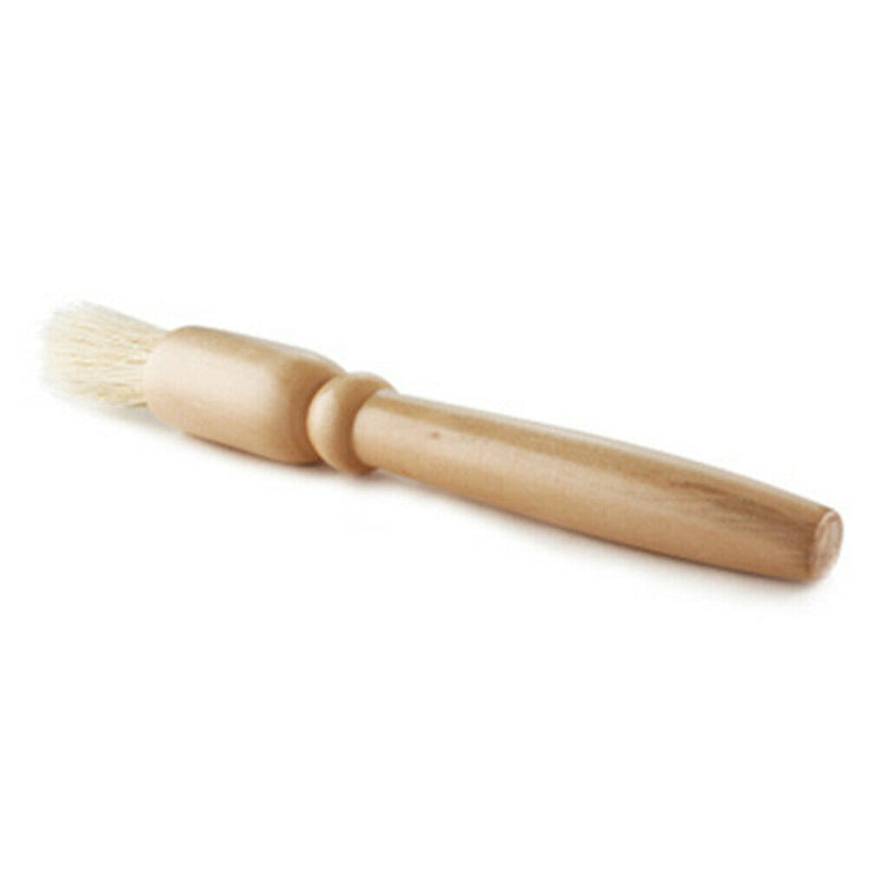 Natural Bristle Coffee Brush Coffee Grinder Cleaning Brush with Wood Handle