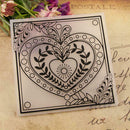Cake Embossed Mould Flower Photo Album Fondant Stencil Template Home Supply