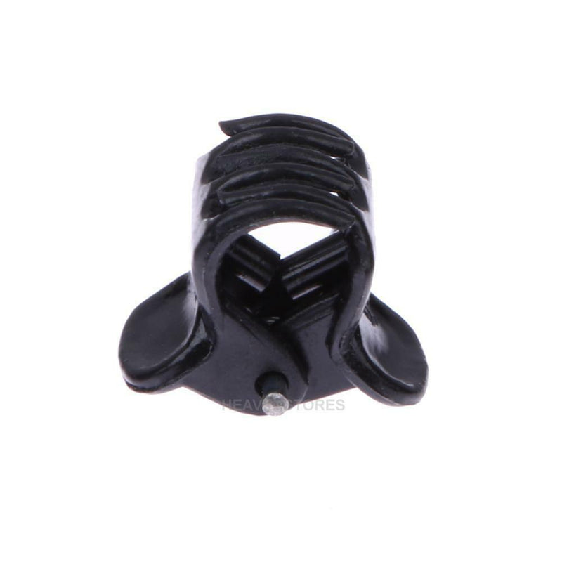 100pcs/bag Black Plastic Mini Hairpin Hair Claws Clip Clamp for Ladies 6 Claw