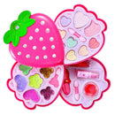 Princess Lips Pigment Cosmetic Pretend Play Toys Girls Manicure Makeup Kit