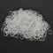 Hot 500pcs Hair Tie Band Ponytail Holder Elastic Rubber Clear White Women Girls