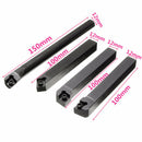 4pcs Jet Boring Bar Rod Turning Tool Holder Set With 10pcs
