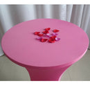 Deep Pink Stretch Cocktail Poseur Dry Bar Pub Spandex Tablecloth Cover Party