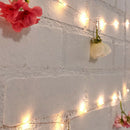 4m LED String Lights Card Photo Clip Holder Fairy Garland Lamp (Warm White)