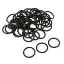 Rubber Flat Washers 50pcs O-Ring Washer Seals Assortment Gaskets 17x2.65mm