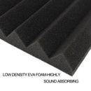 6 Pack Acoustic Panels Studio Foam Wedges 30x30x2.5cm
