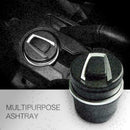 1pc Car Ashtray Ash Blue LED Light Smokeless Stand Cylinder For Car Cup Hol A6G0