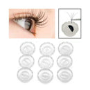100 Eyelash Extension Plastic Glue Cups/Ink Caps Adhesive/Tattoo Pigment  JKN