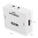 HDMI to RCA Video Audio Set-Top Box 1080P HDMI2AV Adapter Converter