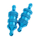 2pcs 02156 Fuel Filter Aluminum Parts  For 1/8 1/10 HSP Nitro Redcat RC Car Blue