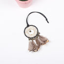 Bell Feathers Pure Handmade Small Dream Catcher Wall Hanging Pendant Decor