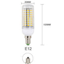 E12 5730 SMD LED Corn Bulb Lamp Candle Light LED 80 80W Warm white 110V