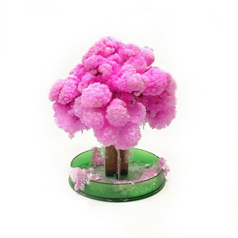 Magic Japanese Tree Christmas Magically Decorative Growing Paper Trees Toys NQ^