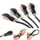 2Pcs Motorcycle Turn Signal Led Light Indicator Blinker Handle Bar End~Handle OZ