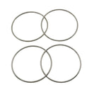 4pcs Magic Metal Rings Linking Iron Hoops for Fun Magic Trick Playing Props