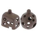 2 x Ceramic Aquarium Hideout Decor Safe Spacious Privacy Ideal Breeding Ground