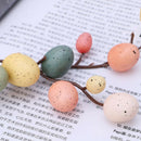 Easter Egg Tree Decor Creative Branch With Painting Eggs Plastic Spring G 3C