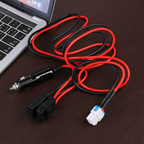 1.5m 30A 4Pin Short Wave Car Charger Power Cable for ICOM IC-7000 IC-7600 #gib