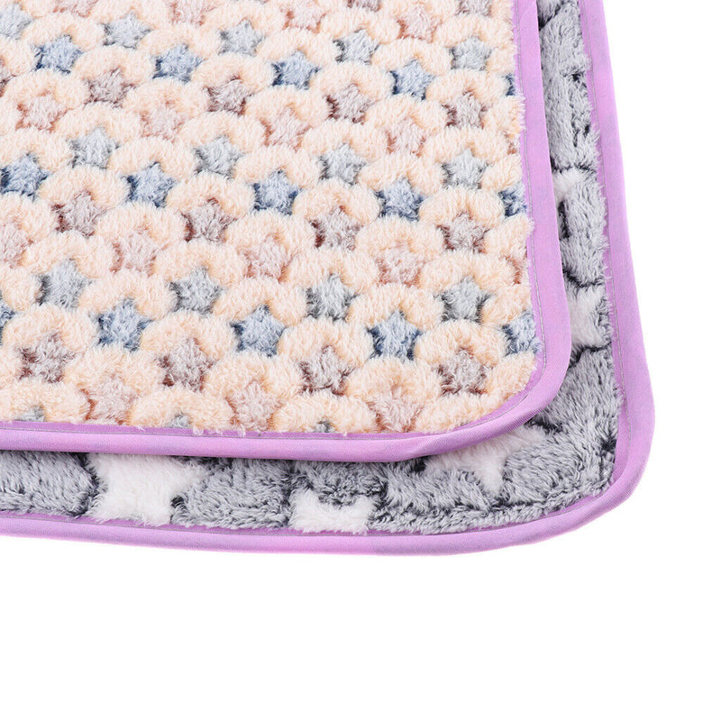 Dog Kennel Pad Washable Mat Warm Breathable Comfortable Dog Bed for Crate L