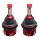 4-sides 9007  LED Headlight Kit 2000W 300000LM Hi-Lo Beam Bulbs 6000K White  BX