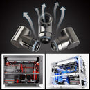 G1/4-90-L 90 Degree Rotary Fitting Rotating Elbow for PC Water Cooling Tube