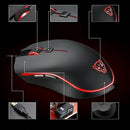 Motospeed V40 Professional Usb Wired Gaming Mouse 6 Button Optical With Led