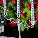 3-Candle Metal Candelabra Tall Candle Holder Wedding Event Candelabra Candl X4O4