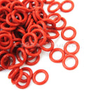 120X Silicone Rubber O-Ring Switch Dampener Dark Red For Cherry MX Keyboard-Part