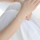 Bracelet Women elegant smooth three oaks adjustable chain jewelry Romantic  Z6Q2
