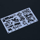 Theme Hollow Ruler A6 Page Template DIY Photo Album Draw Tool