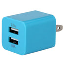 Color 2 Ports USB Output 5V Wall Charger Plug Travel Power Adapter PhoneB_kz