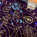 Triple Altar Tarot Divination Cards Tablecloth Pad Tapestry Table Cloth
