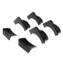 6 Pieces Environmental Plastic Pool Table Pocket Liners (4 Corner + 2 Side)