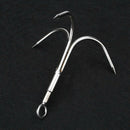 Outdoor Stainless Steel Hook Survival Climbing Claw Carabiner Grappling Rock