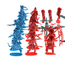 30pcs/lot Assorted  Men 5cm Soldiers Figures W/Accessories Sandbag Kits